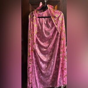 Halloween Pink and Gold Cape